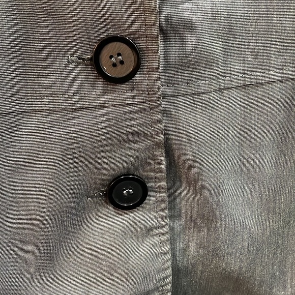 Addition-Elle Size 18 Grey Short-sleeved Fitted Blazer - Picture 2 of 5